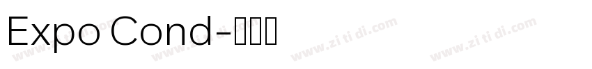 Expo Cond字体转换
